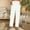 White, variant on TAGOLD Womens Summer Pants,Women's Fashion Casual Spring And Summer Solid Color Loose Full Length Pants