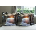 thumbnail image 6 of Ambesonne Scenery Throw Pillow Cover 4 Pack, Earth Galaxy Space, 16", Multicolor, 6 of 7