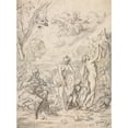 thumbnail image 3 of Anonymous 11x14 Black Modern Framed Museum Art Print Titled - The Judgment of Paris (C. 1740-1750), 3 of 5
