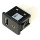 thumbnail image 1 of Módulo de puerto de carga USB auxiliar YONGSHENG Para coche 2013-2014 negro, 1 of 5