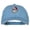 Blue, variant on Santa Claus Head Embroidered Unstructured Washed Cap - Black OSFM