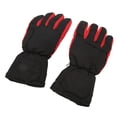 thumbnail image 2 of Guantes calefactables eléctricos Bling Bling invierno negro y rojo, 2 of 12
