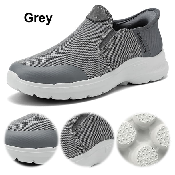 Deporte Casuales Zapatos para Correr Mocasín Lona Ligera Con Viscoelástica Hombres