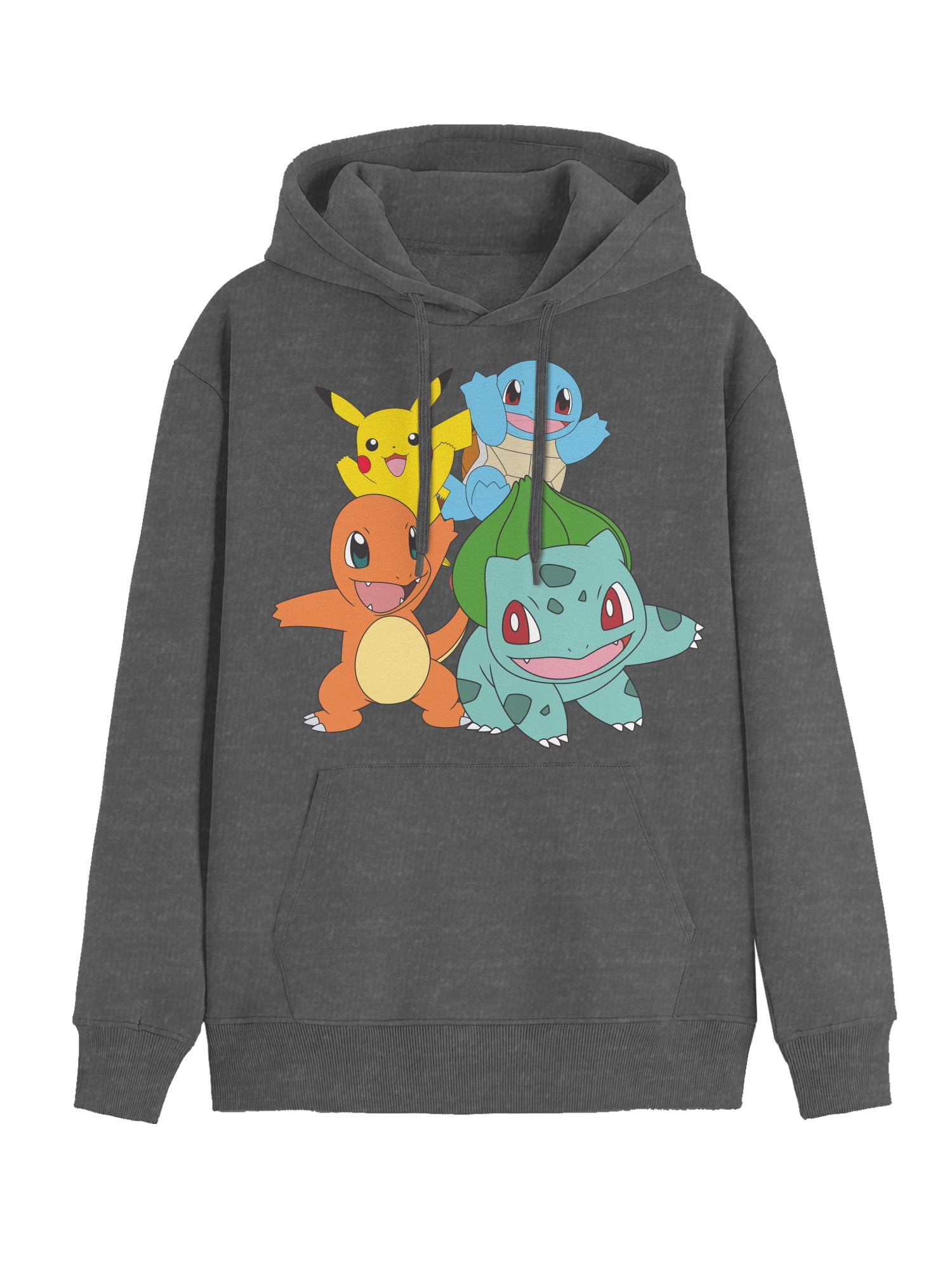 Pokemon, Men's Apparel Graphic Hoodie Sweatshirt, Starter Squad, Sizes S-3XL