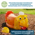 thumbnail image 6 of ECR4Kids Toby Climb-N-Crawl Train, 2-Section Extension Set, Add-on Item, Orange/Yellow, 6 of 9