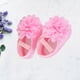 thumbnail image 5 of EeaseMX 1 par de zapatos para bebé niña, zapatos de encaje, zapatos de cuna, suela antideslizante, zapatos de piso para recién nacidos, bebés y niños pequeños, talla 13, rosa, 5 of 7