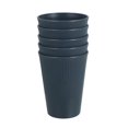 thumbnail image 1 of Dark Blue Reusable Tumbler Cups Made of PP for Storage Use Lightweight and Easy to Clean 5 Pieces, 1 of 5