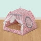 thumbnail image 5 of Xihbxyly Tienda de Campaña para Mascotas, Diseño Plegable y Lavable, Cama Semicerrada y Acogedora, Comodidad para Todo Tipo de Clima, Fácil de Guardar, Ideal para Perros Pequeños y Gatos, Colchoneta, 5 of 7