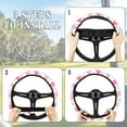 thumbnail image 6 of ZUXONGSY Heart Pattern Golf Cart Steering Wheel Covers Universal Car Wheel Cover Stretchable Club Car Steering Wheel Cover Fashion Auto Wheel Cover Valentine's Day Car Decorations, 6 of 7