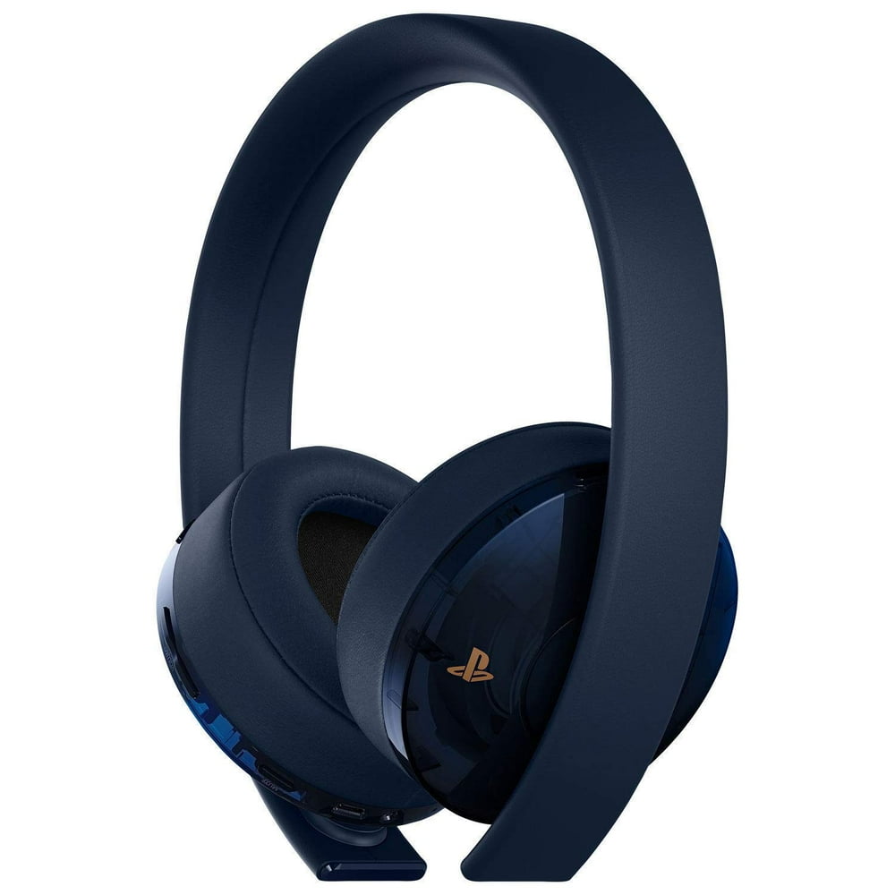 Sony Playstation Gold Wireless Headset Black 500 Million Limited ...