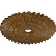thumbnail image 3 of Ekena Millwork 24 3/4"OD x 3 1/4"ID x 1 7/8"P Eryn Ceiling Medallion (Fits Canopies up to 4"), Hand-Painted Smokey Topaz Crackle, 3 of 6
