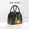 thumbnail image 3 of Haiem Firefly Forest Fox Printed Lunch Bag Women, Lunch Box Lunch Bag for Women, Small Leakproof Cute Lunch Tote Large Capacity Reusable Insulated Cooler Lunch Container, 3 of 6