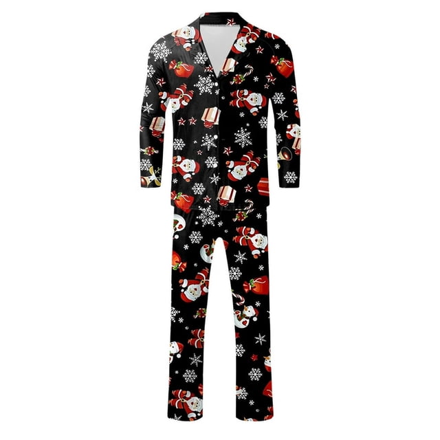 Ensemble de Pyjamas Assortis pour Enfants à Manches Longues et Pantalons 2 Pcs