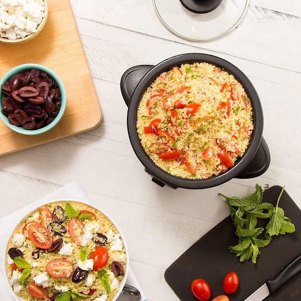 Dash 2-Cup Electric Rice Cooker, Red - Keep Warm Setting (Pack of 3)