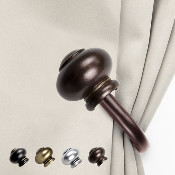 Henrietta Curtain Rod Holdback - Cocoa,(5788-037)