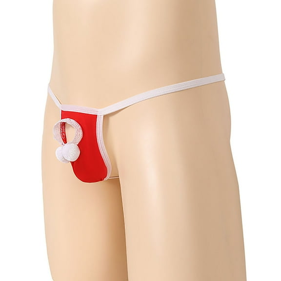 Tbopshirt Men's Underwear Briefs Clearance,Men Thong Low Waisted And Playful Underwear,Underwear String Bikini Briefs,Mens Gift