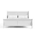 thumbnail image 4 of Furniture of America Arabella Traditional Wood Sleigh Bed Frame, 4 of 4
