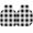 Black White, variant on Black White Plaid Car Floor Mats 4 Pieces, Front & Rear Auto Carpet Mats Full Set with Rubber Backing, Spring Farmhouse Buffalo Checkered Universal All Weather Car Floor Protectors for SUV Truck Van