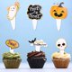 thumbnail image 5 of 16 Uds. De adornos para tartas, adornos para magdalenas de Halloween, tarjetas de inserción para tartas para decoración de tartas de fiesta, 5 of 5