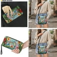 thumbnail image 3 of ZUXONGSY Hummingbird Floral Print Crossbody Hobo Bag Sets for Women, Leather Shoulder Handbag Tote Bag Satchel Purse with Leather Wallet, Multi Pocket Messenger Purse with Adjustable Strap, 3 of 5
