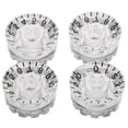 thumbnail image 2 of Imperial Inch Size Knurled Control Speed Knobs for USA Made Les Paul Style Electric Guitar Set of 4 Transparent, 2 of 12