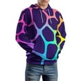 thumbnail image 5 of Colorful Neon Animal Print Pattern 3D Print Hoodie Men Women Autumn Thin Pullover Sweatshirt Vintage Streetwear Tops, 5 of 6