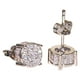 thumbnail image 2 of HomeKingdee Four-Claw Round Zircon Ear Studs - Synthetic Diamond Jewelry for Women Wedding Party Gift, 2 of 9