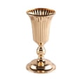 thumbnail image 4 of Centro de mesa de boda de metal, florero decorativo, soporte para maceta, trompeta 12cmx23cm, 4 of 9