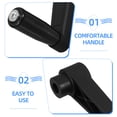thumbnail image 3 of Minkissy Crank Revolving Nylon Crank Handle Black Foldable Design 1Pcs, 3 of 8