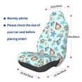 thumbnail image 2 of Lsque Sea Shells 2 Pattern Car Seat Covers for Front Seats , Waterproof Seat Covers for Cars, Sporty Front Seat Covers,Car Seat Cover Protector Front Seats, 2 of 5