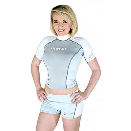 Mares Rash Guard Top-Womens Short Sleeve-Size 8 for Scuba Diving and