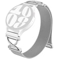 thumbnail image 1 of For Honor Watch ES Watch Band Magnetic Stainless Steel Milanese Strap with X-Shaped Connector - Silv, 1 of 5