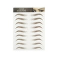 thumbnail image 1 of Unique Bargains Simulation Eyebrow Tattoo for Women 1 Pc Tail Hook,Brown, 1 of 5
