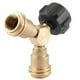 thumbnail image 5 of Tank Gas Propane Y Branch Adapter Connector Valve for Outdoor Grill Cylinder, 5 of 5