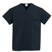 Angle View: ComfortEase Unisex One-Pocket Reversible Scrub Tops - 910DKWL-CM