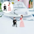 thumbnail image 6 of 1 Set of Decorative Proposal Dolls Wedding Cake Topper Mini Couple Figurines, 6 of 6