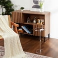 thumbnail image 2 of Table d'Appoint en Acrylique – 10 Pouces L x 10 Pouces L x 21,3 Pouces H, Table Ronde Transparente pour Boissons pour Salon, Petite Table d'Appoint Moderne, 2 of 7
