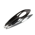 thumbnail image 3 of Revlon Slant Tip Wide Grip Tweezer for Eyebrows, Stainless Steel, Black, 3 of 14