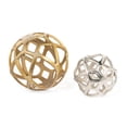 thumbnail image 2 of Gild Design House Vyan Decorative Orb Sculpture, Large Gold, 2 of 5