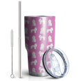 thumbnail image 2 of 30oz Cute Cartoon Poodle Dogs Tumblers Stainless Steel Tumbler with Lid and Straw,Vacuum Insulated Double Wall Travel Tumbler Cups Mug with Cleaning Brush for Coffee,Tea, 2 of 7