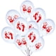 thumbnail image 1 of Kit de globos con huella de mano, 12 cm, látex, 10 unidades, 1 of 1