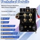 thumbnail image 2 of Interruptor de Presión para Compresor de Aire, 135-175, 4 Puertos, 20 A, con Válvula de Seguridad de 200 PSI, NPT de 1/4", 2 of 5