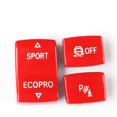 thumbnail image 3 of Accesorios para el botón P deportivo desactivado para BMW 2S F22 F23 de 2014 a 2018 Rojo, 3 of 3