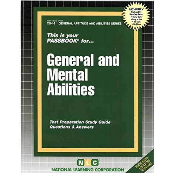 Capacités Générales et Mentales (Série d'Aptitudes Générales)