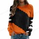 thumbnail image 1 of Sudadera con capucha con estampado 3D de calabaza para mujer, Sudaderas con capucha divertidas de cuello redondo, Sudadera con capucha escalofriante, Sudaderas informales para gimnasio, 1 of 4