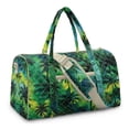 thumbnail image 2 of Garronmavis Large Quilted Duffle Bag for Women Tropical Palm Tree Print Weekender Overnight Bag Carry On Travel Bag Gym Dance Tote with Zipper Pockets, 2 of 7