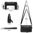 thumbnail image 4 of GAEKEAO Crossbody Bags for Women RFID Blocking Leather Shoulder Purse with Adjustable Strap & Top Zipper, 4 of 7