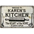 thumbnail image 1 of KAREN'S Kitchen Farmhouse Sign 16 x 24 Matte Finish Metal 116240033016, 1 of 1