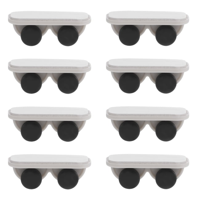 8pcs Adhesive Rollers Paste Type Storage Box Wheels Furniture Casters Wheels