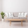 thumbnail image 4 of Ambesonne Saying Throw Pillow Cover 4 Pack, Positive Life Message, 24", Charcoal Grey White, 4 of 7